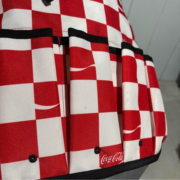 NWT Herschel X Coca-Cola-5 Gal Beach Bag-Insulated Cooler-Checkerboard-Bottles - Picture 6 of 9